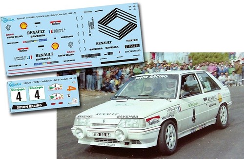 C078 decal alain oreille - 1/43,