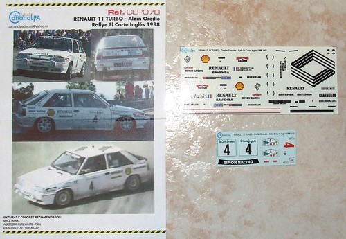 Renault turbo rallye el - 11, 5°