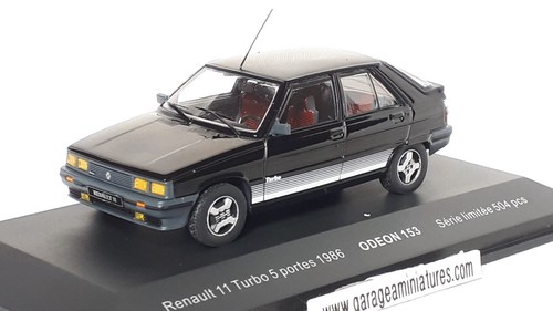 Renault r11 turbo - r11, noire