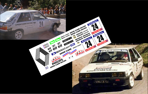 Decals renault 11 turbo - [decals,